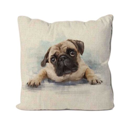 Pug Dog Design Cushion