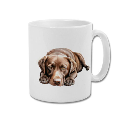 Chocolate Labrador Mug Design