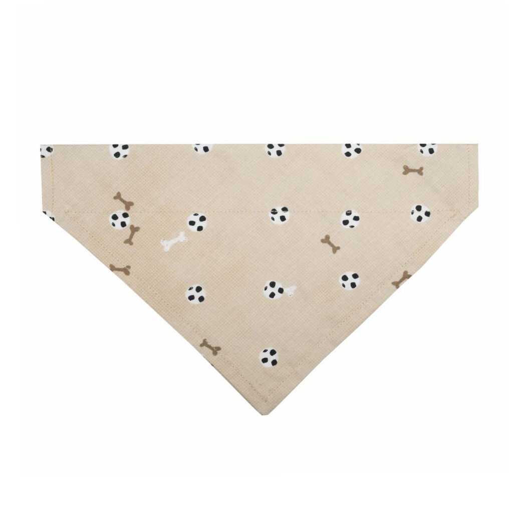 Dog Bandana Football Design