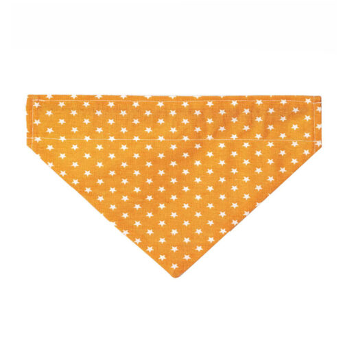 Dog Bandana Orange Stars