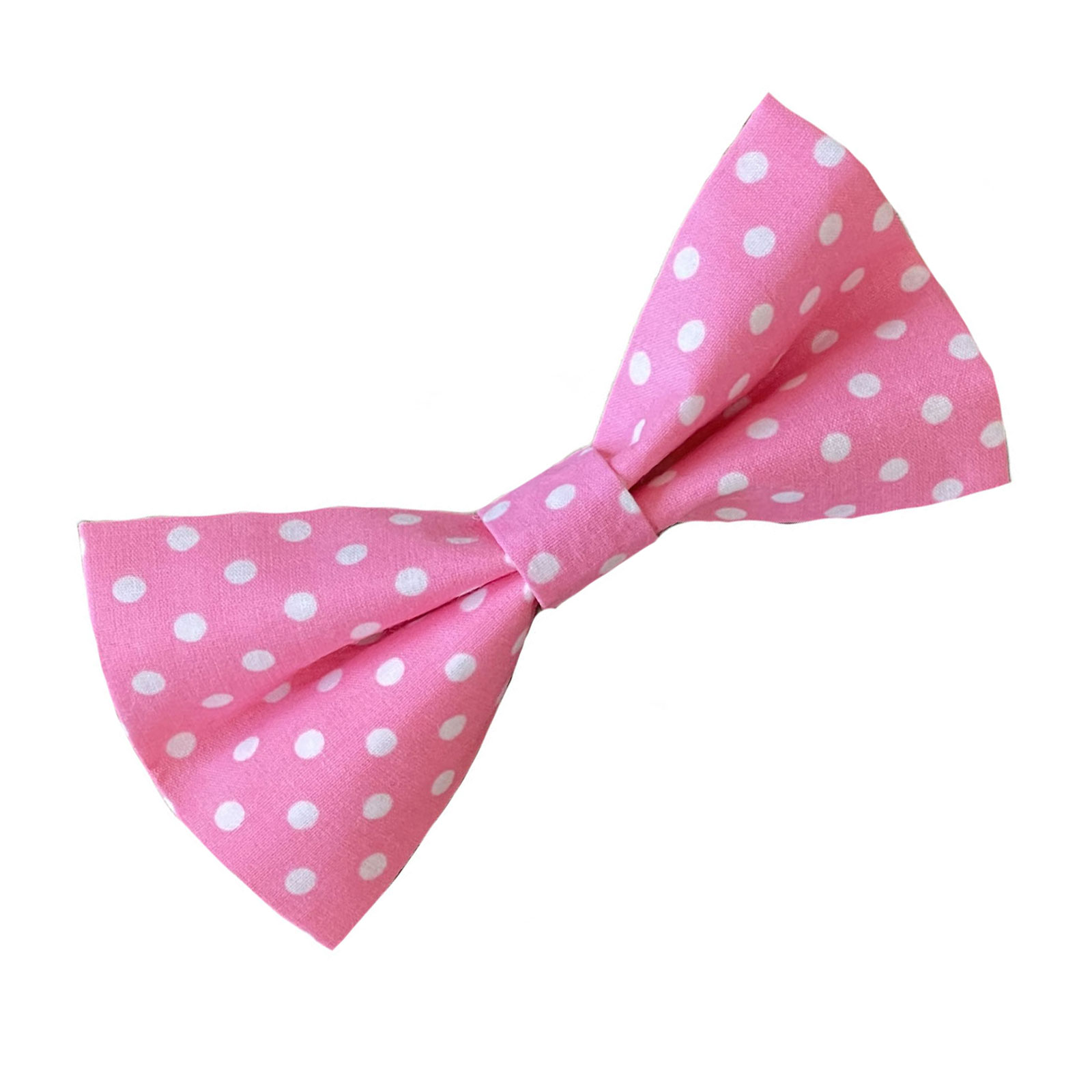 Dog Bow Spots Pink