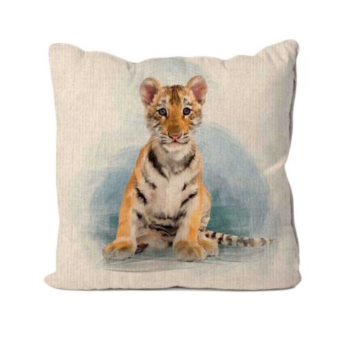 Tiger Cub Design Cushion