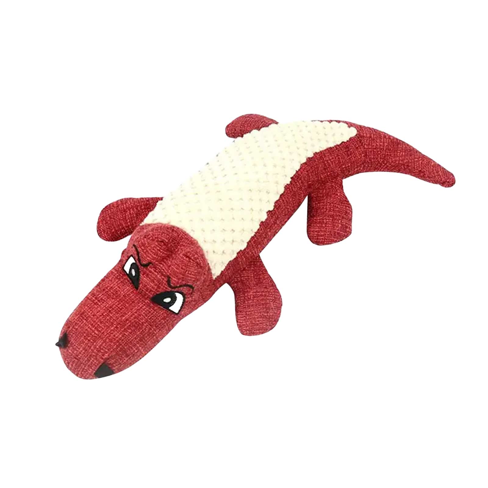 Crocodile Dog Toy Red