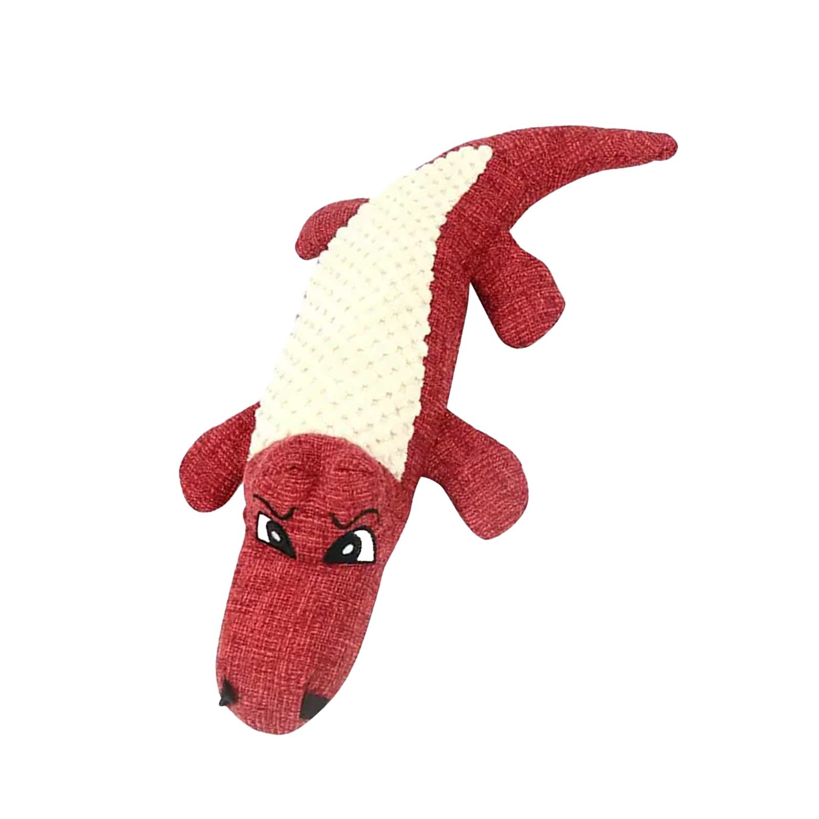 Crocodile Dog Toy Red