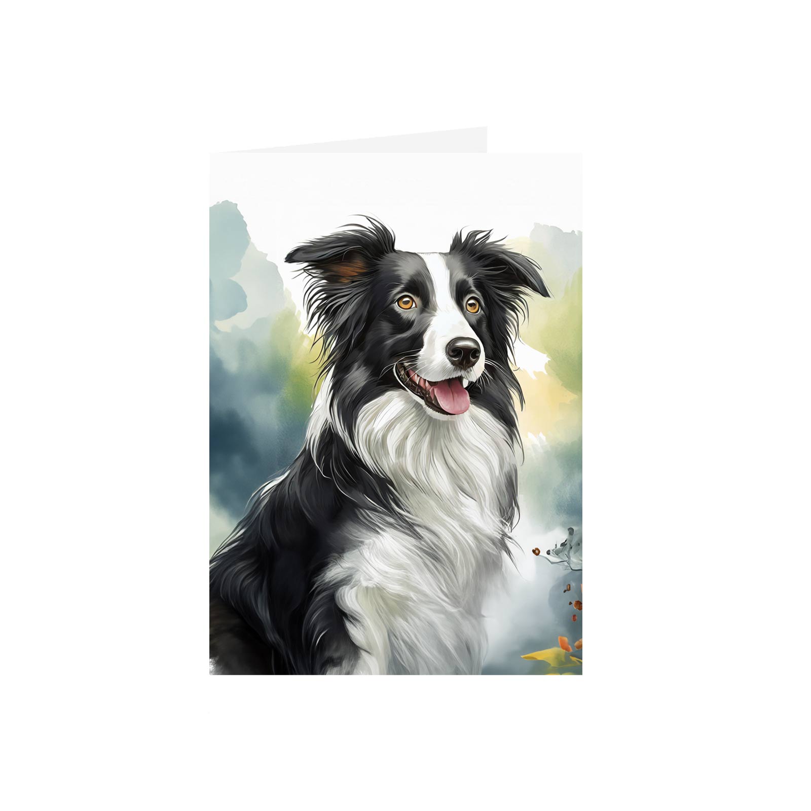 Border Collie Blank Card