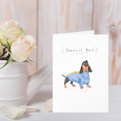 Funny Dachshund Blank Card