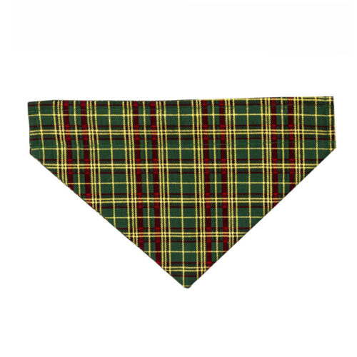 Dog Bandana Green Tartan