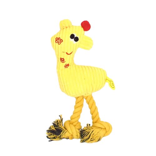 Squeaky Dogs Toy Yellow