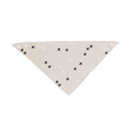 Dog Bandana Beige Crosses