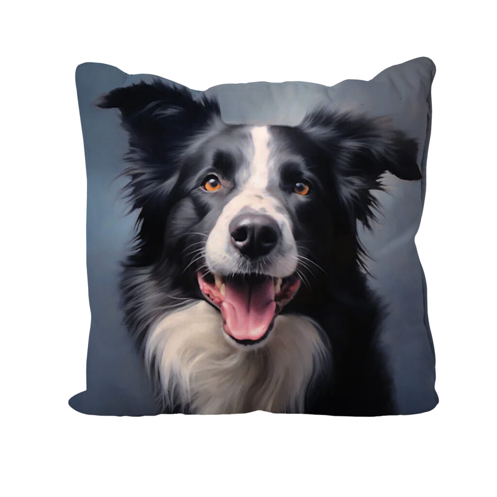 Border Collie Cotton Cushion
