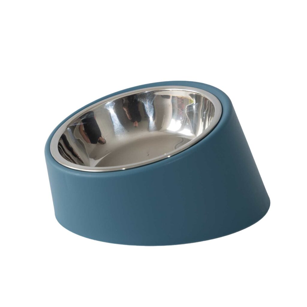 Blue Raised Dog Bowl.
