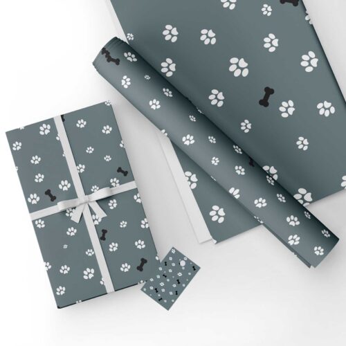 Dog Paws Gift Wrap