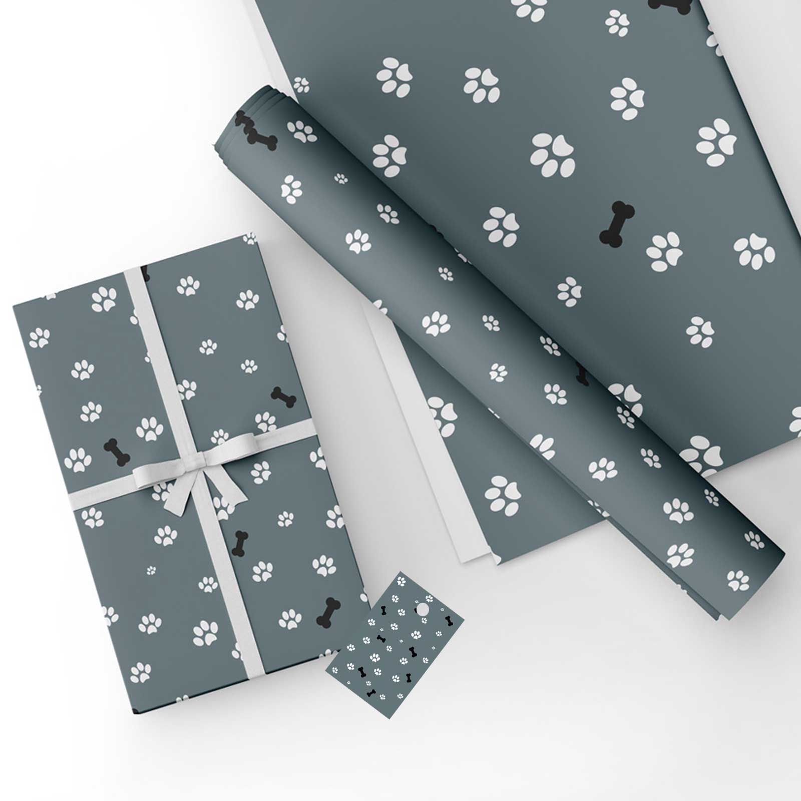 Dog Paws Gift Wrap