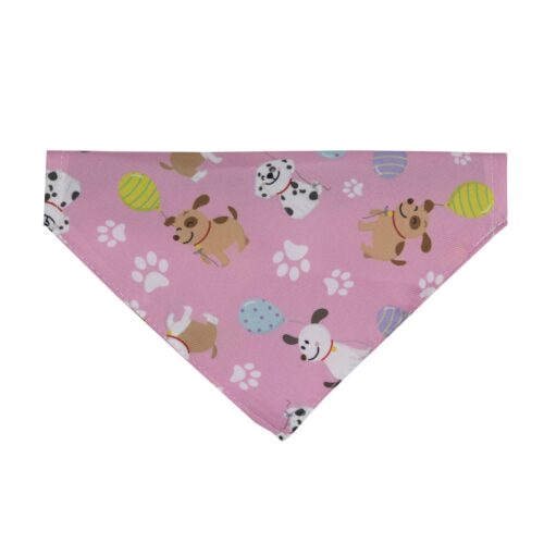 Dog Bandana Pink Cartoon