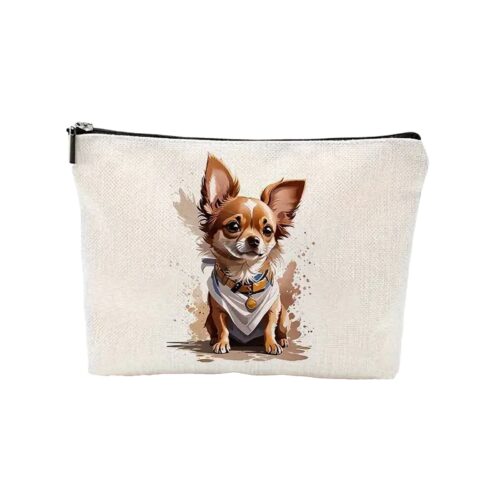 Chihuahua Dog Cosmetic Bag