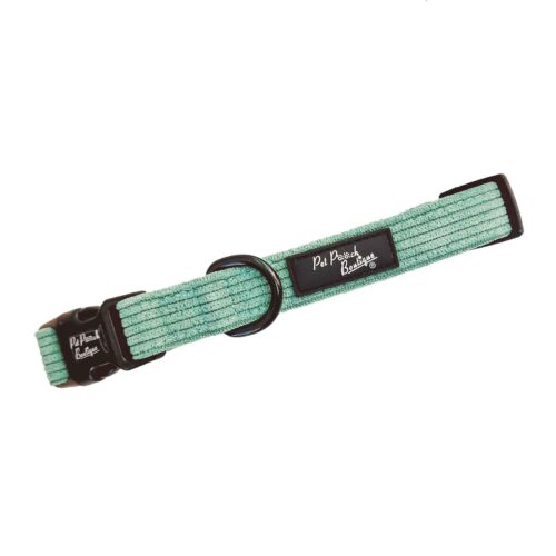 Cord Dog Collar Sage