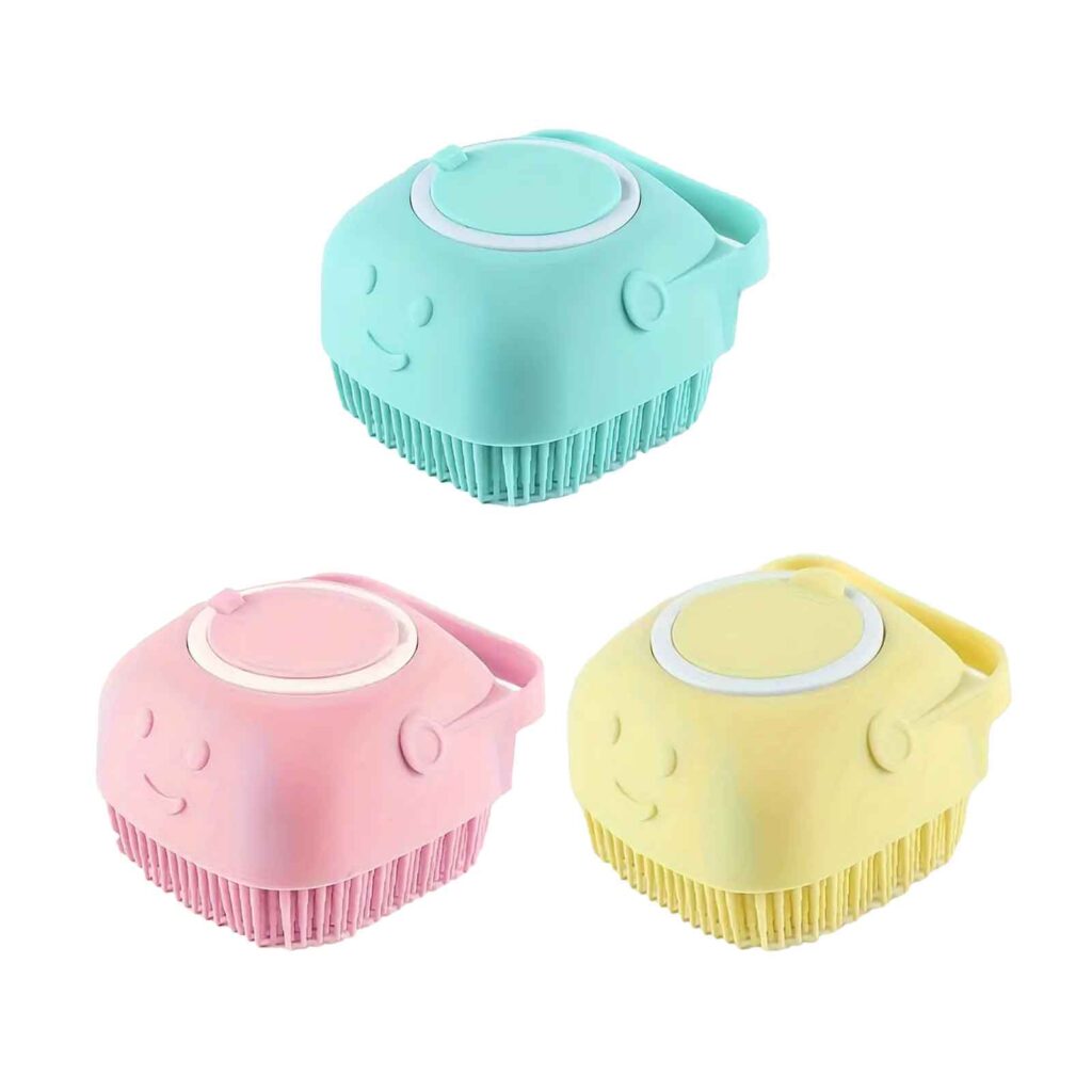 Dog Bath Brush Massager