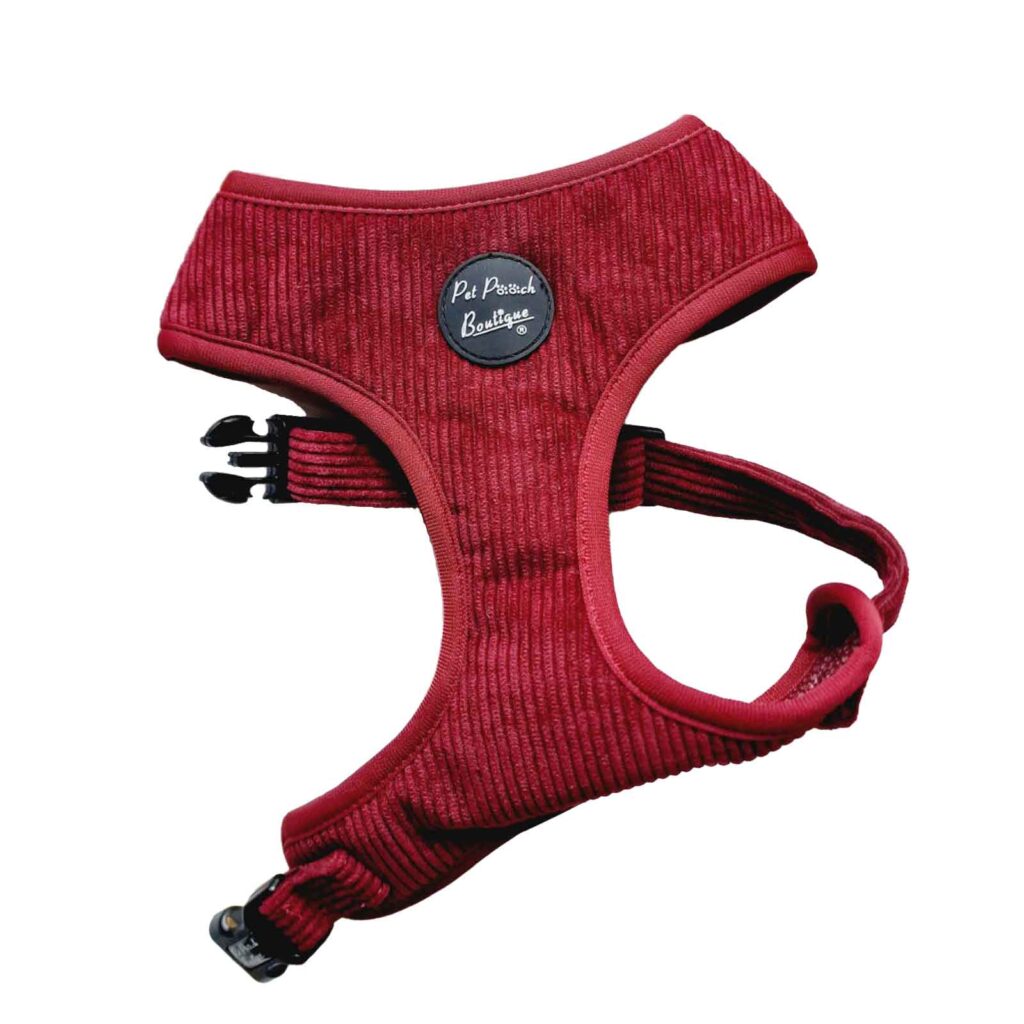 Dog Harness Red Cord