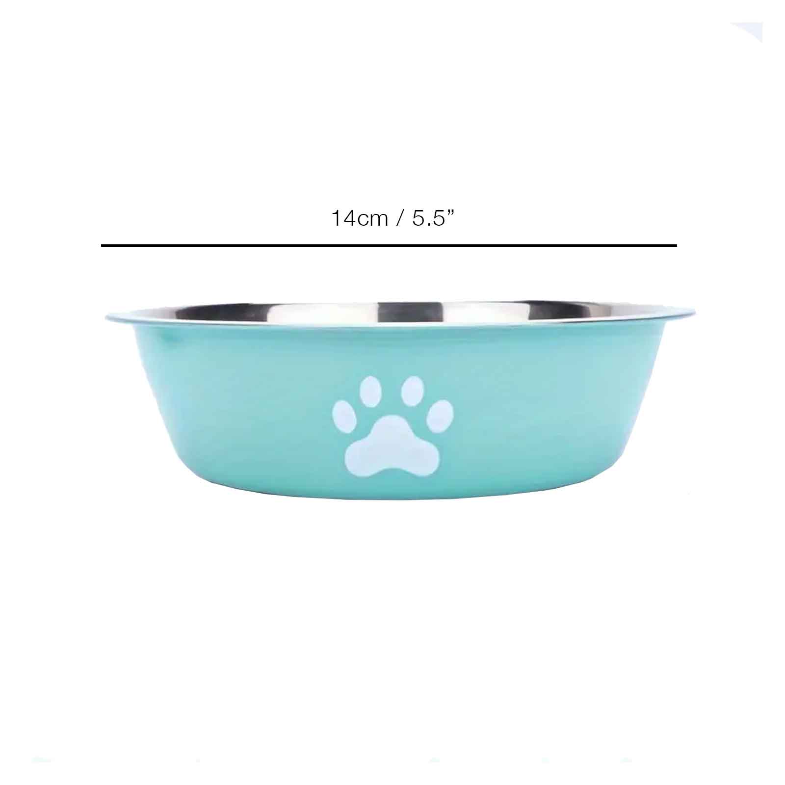 Stainless Steel Bowl Blue.