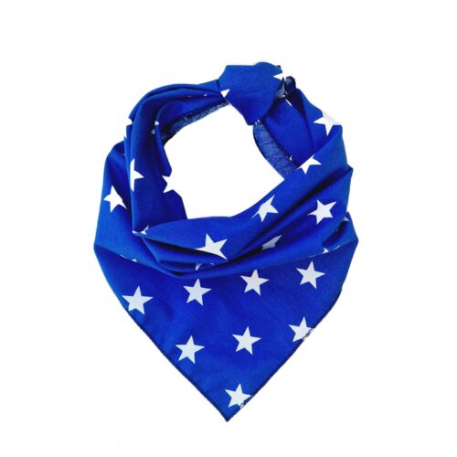 Dog Bandana Blue Stars