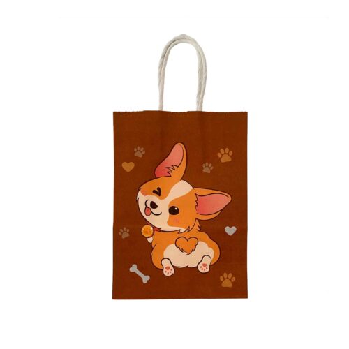 Gift Bag Winking Dog