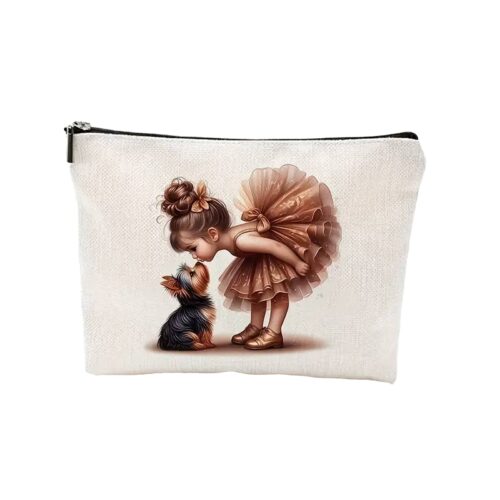 Cute Girl Cosmetic Bag