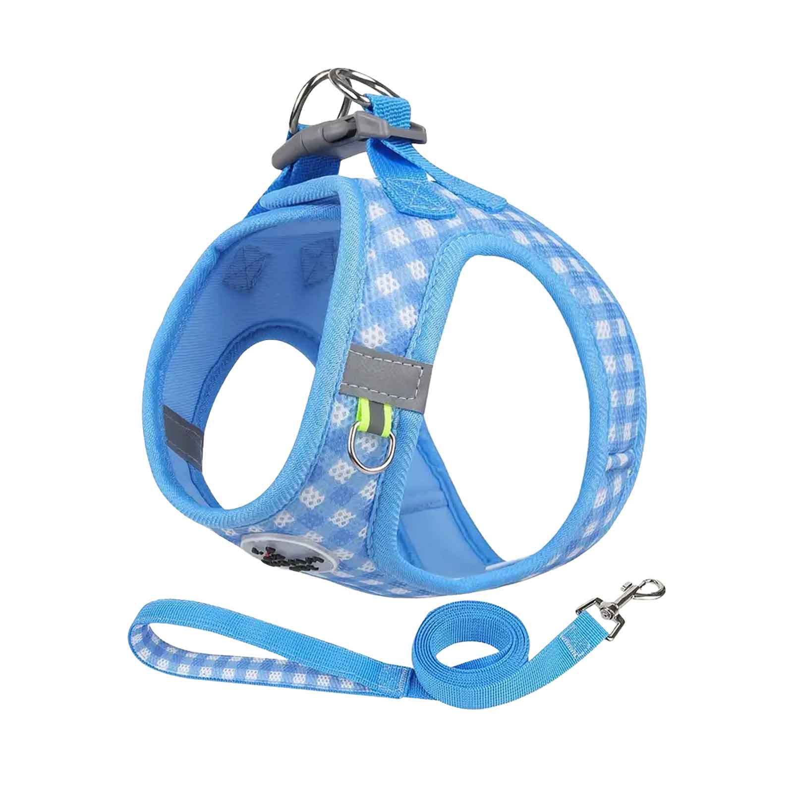 Dog Harness Set Blue