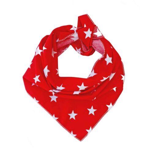 Dog Bandana Red Stars