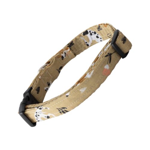 Brown Patterned Dog Collar