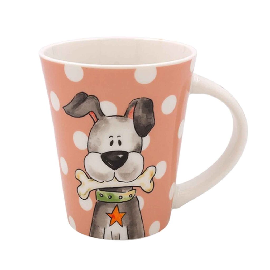 Cartoon Style Dog Mug