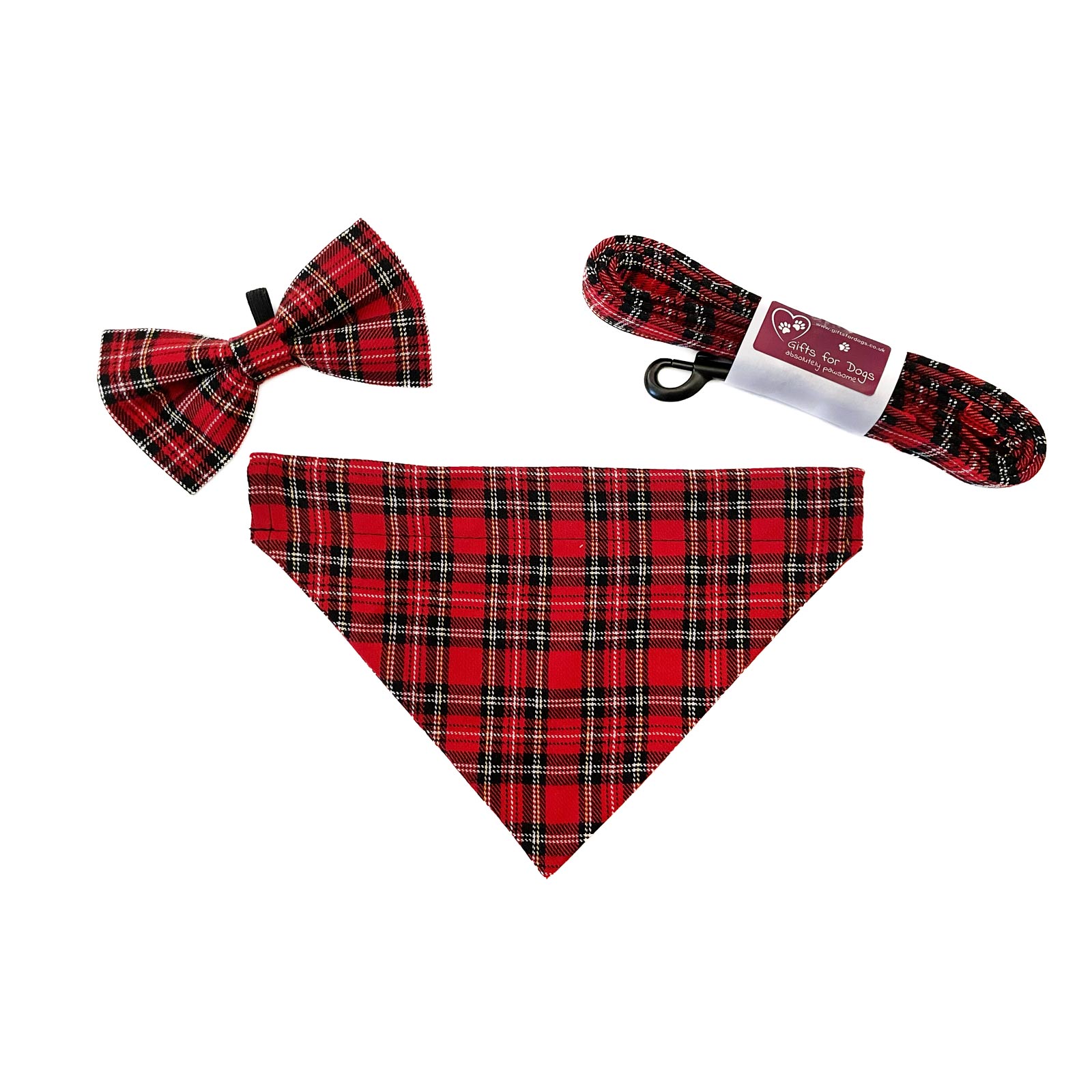 Red Tartan Gift Set