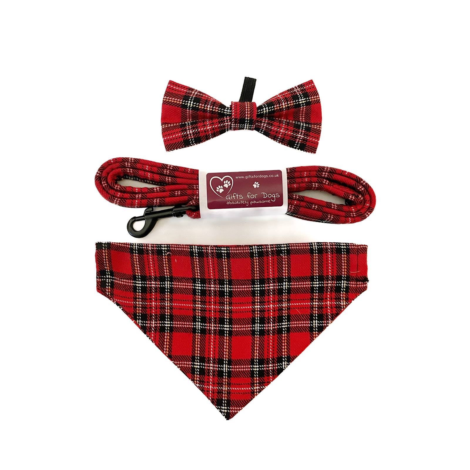 Red Tartan Gift Set