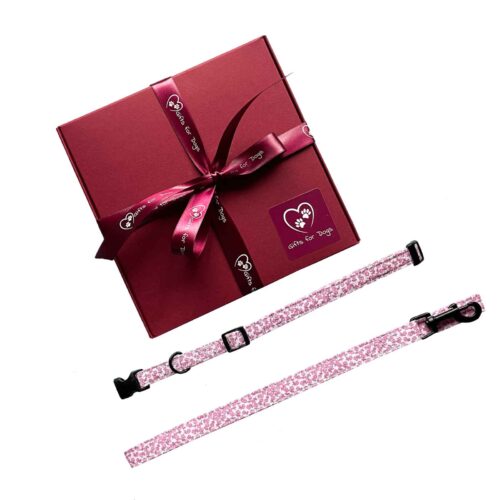 Dogs Boxed Gift Set Pink